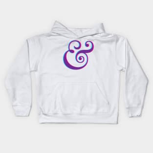 Vibrant Ampersand Kids Hoodie